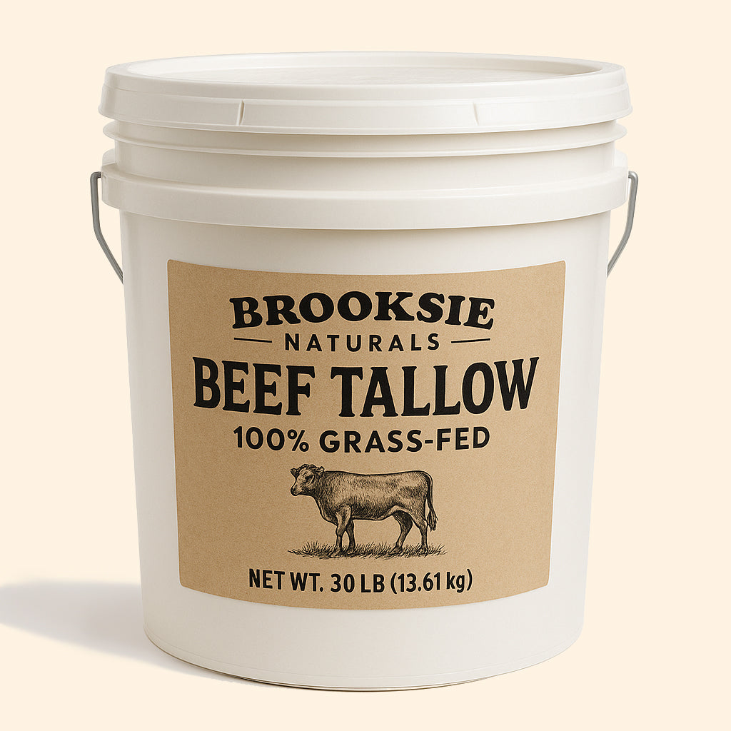 100% Pure Grass Fed Beef Tallow Rendered Bulk | No Additives | Chemical Free Filtered | Non-GMO and Gluten-free
