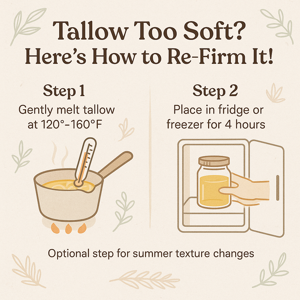 100% Pure Grass Fed Beef Tallow Rendered Bulk | No Additives | Chemical Free Filtered | Non-GMO and Gluten-free