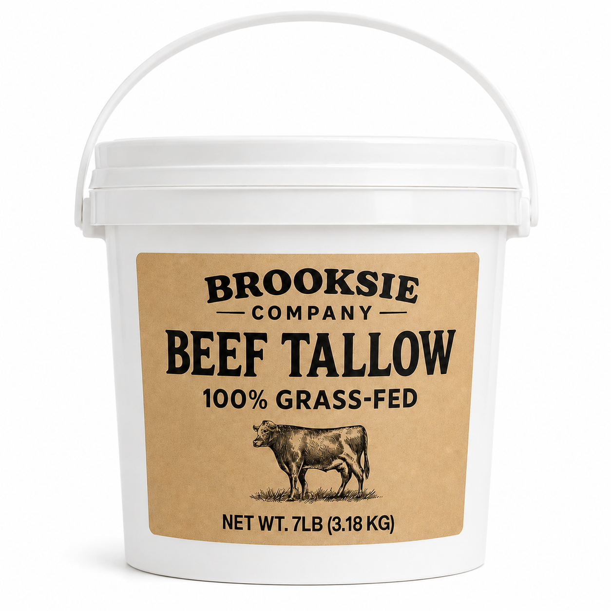100% Pure Grass Fed Beef Tallow Deodorized 7Lb.