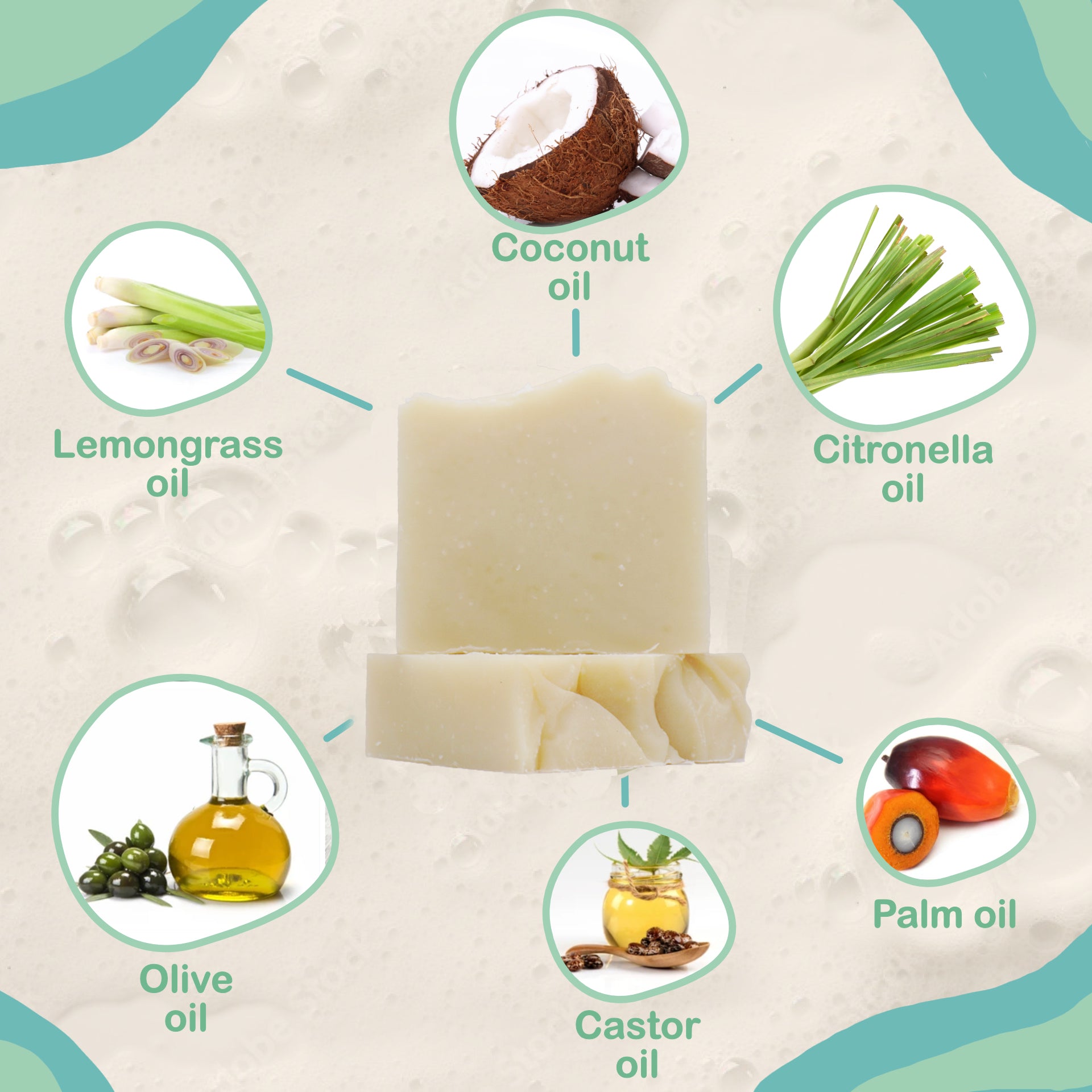 Citronella Insect Repellent Soap Bar 2 Pack