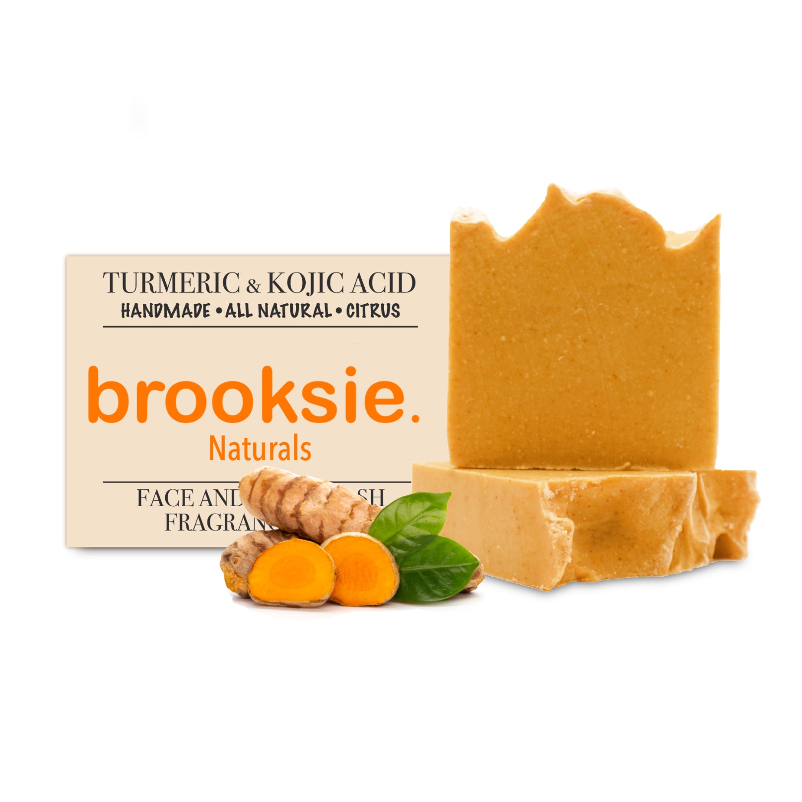 Turmeric and Kojic Acid Soap Bar 2 Pack with Tea Tree Oil