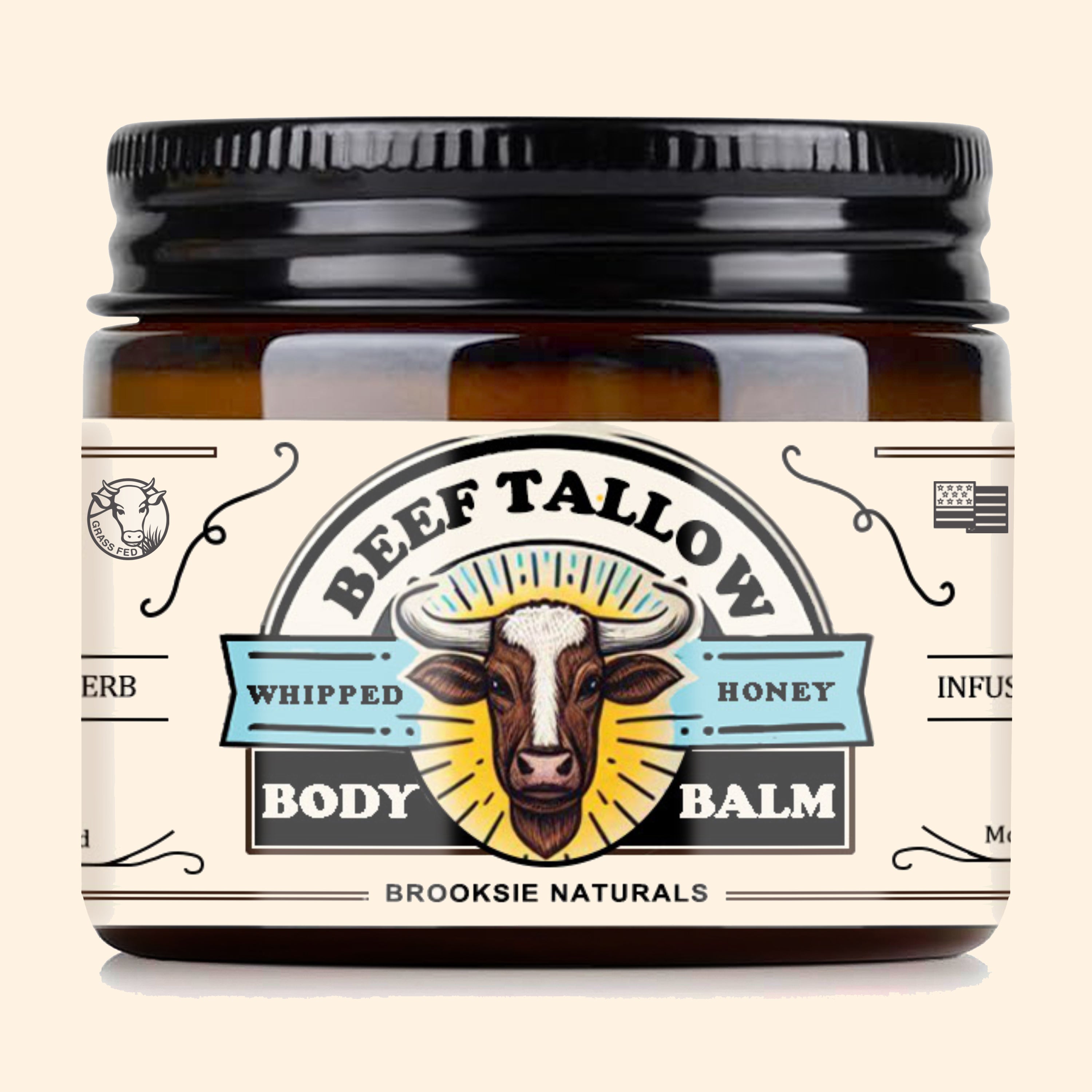 Brooksie Naturals Whipped Beef Tallow Balm